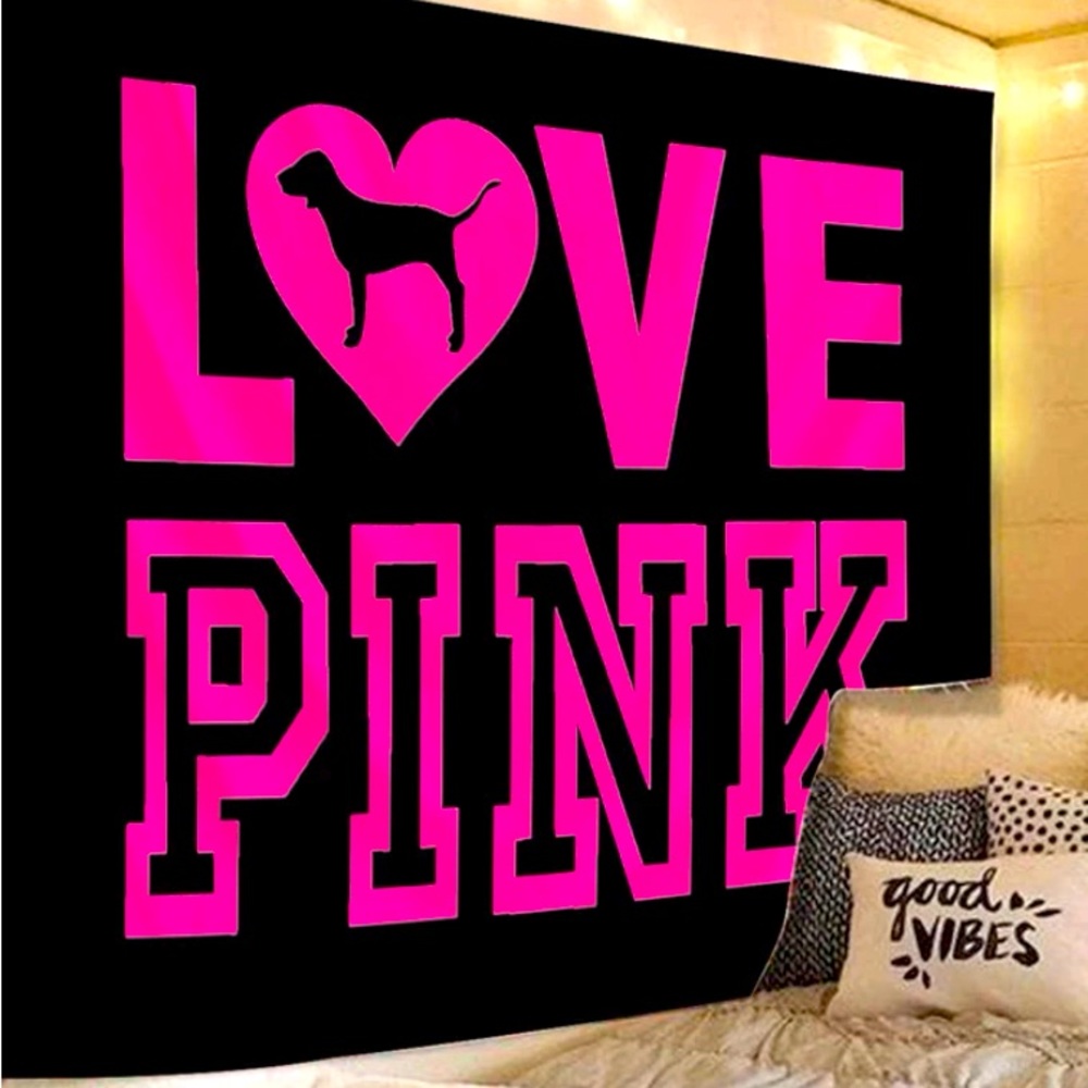 LOVE PINK Tapestry